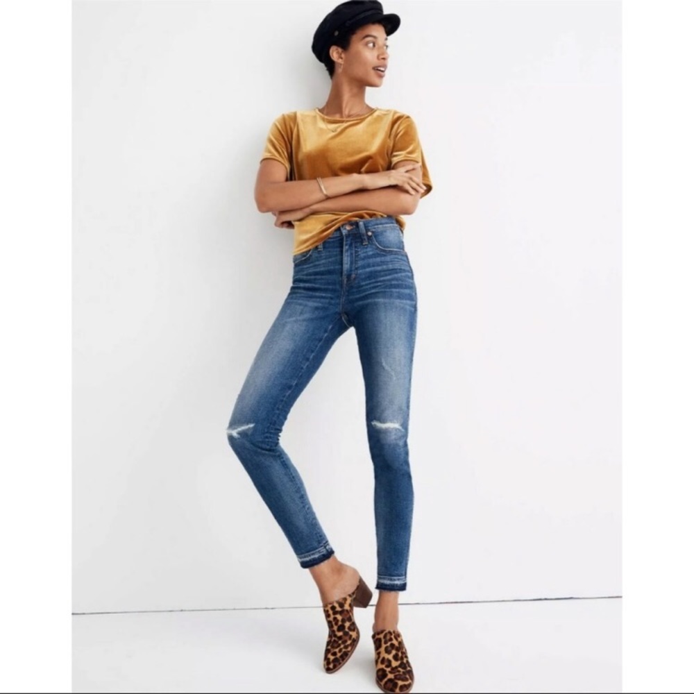 Madewell high rise skinny jeans